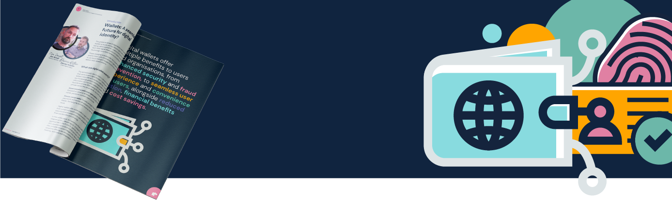 Digital wallets white paper internal layout and associated icons